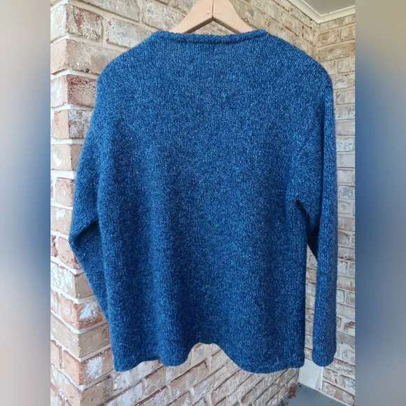 L.L. Bean Wool Blend Zip-Up Sweater - Picture 5 of 5